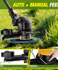 Cordless String Trimmer For Dewalt 20V Max Battery 12 Inch Electric Weed Wacker With Auto Line Feed No Gas Needed