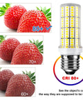 Mega Bright LED Corn Light Bulb 200W Equivalent 2500 Lumens 5000K Cool Daylight White E26 E27 Base Pack Of 4