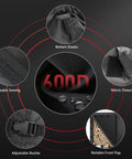 Details of 4 Ft Firewood Rack Cover 600D Waterproof Heavy Duty Weatherproof Outdoor Log Holder Fits 48 X 24 X 49 Inch Racks