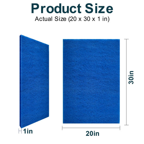 Premium Washable Reusable Air Filter 20X30X1 Tidy Home Hvac shown with dimensions of 20x30x1 inches.