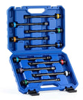 Open case displaying 1/2 Inch Drive Torque Limiting Extension Bar, 150 ft-lb, Black, Chromoly Steel set in a blue organizer.