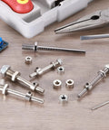 Diameter Five Sixteenth Inch And Length Two Point Four Inch Landing Gear Axle Shaft Drive Axle Nuts Four Piece Set displayed on table