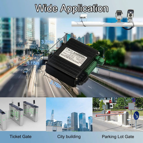 Industrial Serial To Fiber Converter With RS232 RS485 RS422 Bi Directional Optical Modem for remote monitoring applications