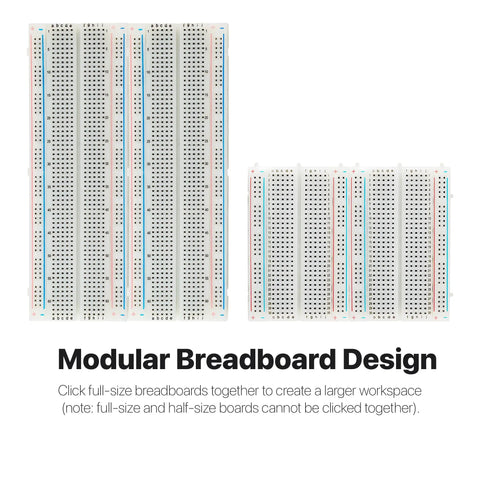 Dope Diy Electronics Kit Packaged With Two Full Size And Two Half Sized Breadboards Alongside A Smooth Switching Usb C Power Unit For Quick Prototyping And No Sweat Circuit Building, featuring modular design.