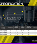 Specifications of Up Down Compression Carbide Spiral Router Bit Set One Quarter Inch Diameter One Inch Cutting Length