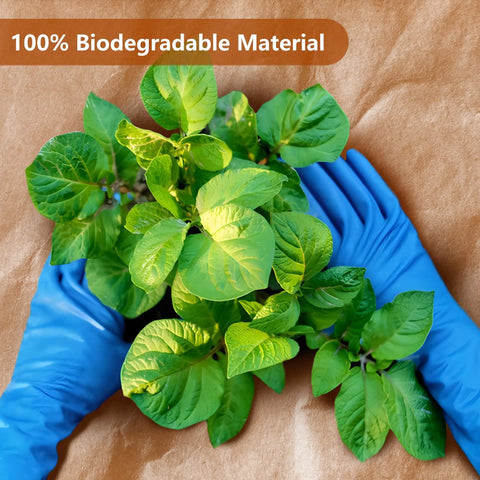 Heavy Duty Biodegradable Paper Weed Barrier Roll 3 X 100 Ft For Outdoor Gardens And Lawns Eco Friendly Landscape Fabric