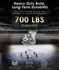 Hella Heavy Duty Rollerblade Office Chair Wheels With Quiet Glide And Effortless Swivel On Hardwood Floors And Carpet Plus 700 Pound Capacity to support stability in chairs.