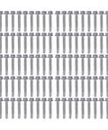 100 Pcs Self Tapping Stainless Steel Hex Washer Head Screws Kit With Self Drilling Point For Furniture And Mechanical Repair