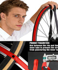 Rim Strip Protector For Road And Mountain Bikes, High Strength Nylon Anti Puncture Rim Liner, Universal Fit, Inner Tube Guard