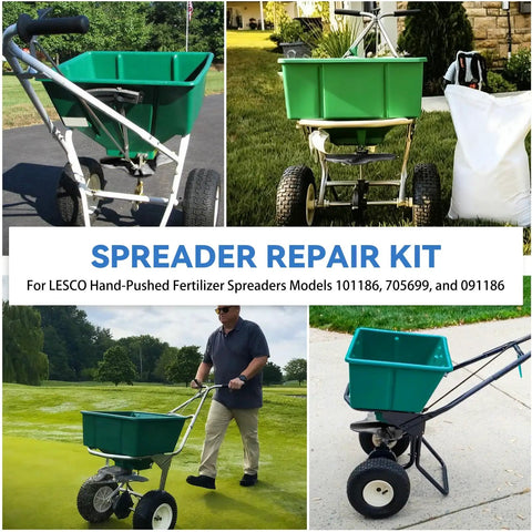 Spreader Agitator Kit For Lesco 101186 091186 705699 High Wheel Fertilizer Spreader And 092807 Push Spreader Replacement Parts Roll Pin Included No Fuss Direct Fit Upgrade Kit With Durable Construction And Easy Install shown on Lesco spreader.