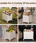 Hella Smooth Rolling Folding Utility Cart And Tough Portable Rig With Four Wheel Rotating Brakes in various settings, showcasing versatility and ease of use.