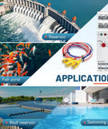 Water Level Sensor Control Relay 10A For DIN Rail AC/DC 24V-240V Plug-And-Play Operation in reservoirs, fish ponds, pools