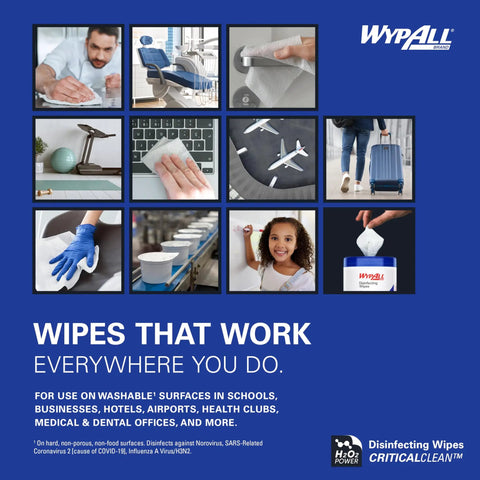 Disinfecting Wipes With Hydrogen Peroxide Cleaner Fresh Scent 5.75 X 7 Inches Pro Grade Sanitizing Wipes in various use cases