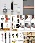 One Hundred Pack Heavy Duty Furniture Connector Kit With Rock Solid Zinc Cam Locks And Nylon Insert Nuts For RTA Cabinets Drawers And Beds Total Game Changer Build parts and instructions.
