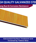 Built Tough 18 Gauge Narrow Crown Galvanized Staples Deliver Zero Bend Performance For Cabinet Making And Crafts 3000 Piece Assortment Kit With Rust Proof Shield In Half 3 4 And 1 Inch Sizes, showing galvanized steel staples.