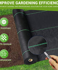 Heavy Duty 4 Ft By 300 Ft Weed Barrier Landscape Fabric Three Point Two Ounce Ground Cover Mat With High Permeability And Breathability