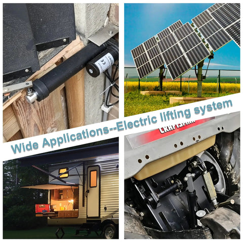 Straight Shooting 12v Dc Electric Linear Actuator Boasting A Smooth As Silk Two Inch Stroke And Eight Hundred Newtons Of Knuckle Busting Push Power Crafted For Heavy Lifting Diy Tasks And Simple Home Fixer Upper Projects in RV and machinery applications.