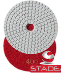 4 Inch Diamond Polishing Pads Wet Dry Set With 11 Diamond Pads And Backer Pad For Granite Concrete Marble Polishing Includes Grits 400