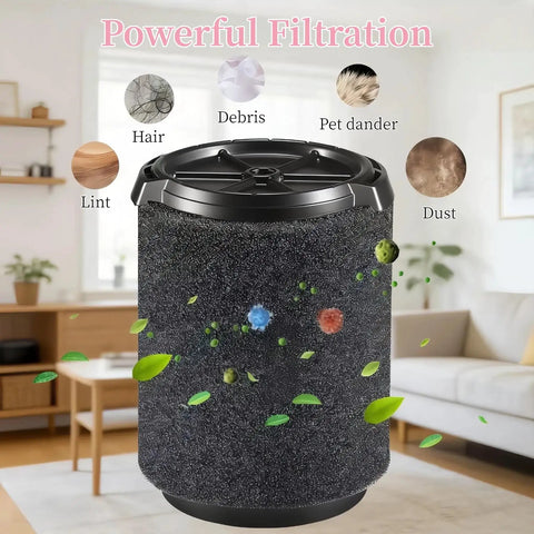 VF7000 Foam Wet Application Filter Replacement For 5 To 20 Gallon Wet Dry Shop Vacuums And Husky 6 To 9 Gallon Vacuums showcasing filtration efficiency.