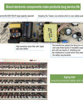 Rugged 60W Waterproof IP67 LED Driver Power Supply with 24V DC Output circuit board and aging test setup for LED strip lights
