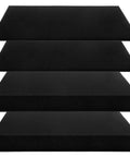 4 Pack Easy Tear Sponge Foam Inserts For Protective Packaging Cushioning For Shipping Storage Black foam blocks