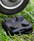 Quarter Inch Griddle Leveling Shims Kit Four Pack Leveler Tool for Precise Cooking and Even Heat on grass under griddle leg