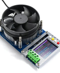 150W 20A Constant Current Electronic Load With USB Battery Tester Lithium Battery Capacity Monitor showing color display