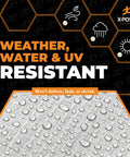 Heavy Duty Poly Tarp 20x25 Foot Weatherproof Cover With 10 Mil Thickness, Waterproof And UV Blocking