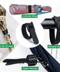 120 Pack Reusable 6 Inch Hook And Loop Cable Ties for various uses like umbrella strap, bundle storage, hanging objects, zipper security