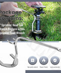 Sprinkler Head Tool Wrench For Pop Up Impact Sprinklers And Rotor Adjustment Tool Fits LG3 Mini Paw AG5 And 2045A in use