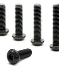 Size 6 40 X 1/4 Inch Button Head Socket Cap Screws, Rock Solid Alloy Steel, Top Shelf Black Oxide Coating, Badass 12.9 Grade Strength, Includes 50 Pieces For Your Next Rig Upgrade.