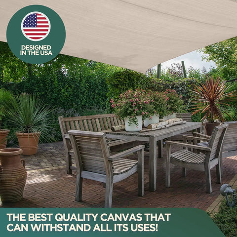 Rugged Cotton Duck Drop Cloth For Painting And Protection, covering outdoor table set, 8x10 Ft Canvas Tarp shade, USA design