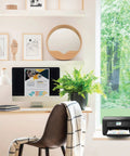 Expression Home XP 5200 Wireless All In One Printer With Scan Copy Auto 2 Sided Printing on desk in home office