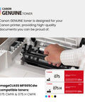 Person replacing toner in Color Wireless Duplex Laser Printer All In One With Copier Scanner Fax And Auto Document Feeder Fast 22 PPM