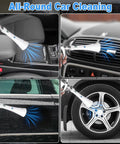 Car Cleaning Gun High Pressure Air Blower For Interior Detailing blasting dust from car interior and dashboard areas.