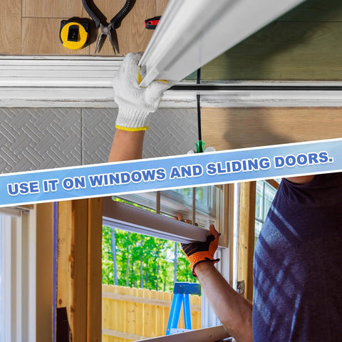 Ditch The Jittery Drawer With 19 mm White Slider Rollers Upgrade Your Cabinet Doors shown in use on windows and sliding doors.