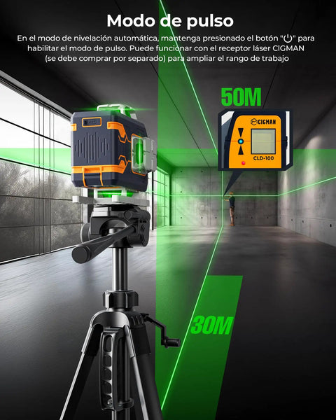 Green Cross Laser Level Self Leveling For Construction And Picture Hanging With 360 Horizontal And 180 Vertical Lines