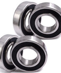 4 Pack Top Grade C3 Spindle Bearings Direct Swap For Part 125981 And 605380 Heavy Duty Sealed Units showing precision ground bearings.