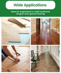 Various wood flooring applications showcasing Tough As Nails Smooth Drivin 18 Gauge L Cleat Flooring Nails 1-1/4 Inch.