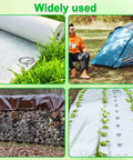 Beefy G Shaped 8 Gauge Thickened Galvanized Landscape Staples 120 Pack 6 Inch Ground Cover Pins shown in various uses