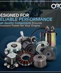 Front 10Si Alternator Bolt On Swap For Ford 8N 2N 9N 1939-1951 Heavy Duty 12V 63A Generator Swap With Internal Reg And Ext Fan V1 Pulley components including alternator, fan, and housing.
