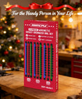 Socket Holder Organizer Set With Magnetic Trays For 1/4, 3/8, 1/2 Inch Sockets, 9-Piece Detachable Trays, packaging on workbench