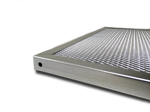 24X24X1 Electrostatic Washable Permanent Furnace Air Filter showing durable metal frame and mesh design for efficient dust trapping.