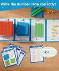 Base Ten Blocks With Place Value Chart Math Manipulatives For Kids Counting Blocks To Help Teach Easy Peasy Elementary Math