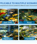 Top Shelf 12 In 1 Aquarium Water Test Strips For Fresh And Salt Water Tanks in fish tank, pond, aquarium, and fish bowl settings.