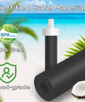 Five Pack Replacement Water Bottle Filter Compatible With 26oz And 36oz Plastic Bottles And 20oz And 32oz Stainless Steel Bottles