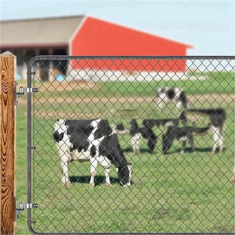 Heavy Duty Stainless Steel Gate Hinges 2 Pack Wall Mount Hardware For Wood And Concrete Outdoor Farm Fencing on cattle gate.