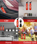 Compact Water Based Portable Fire Extinguisher With Mount Bracket For Home Kitchen Car Boat RV And More 620ml