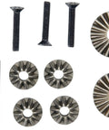 4 Bevel Gear Differential Conversion Savage Beefed Up Set For RC Cars Factory Assembled Upgrade Kit components laid out