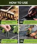 How to use Heavy Duty Weed Blocker Landscape Fabric 3ft By 50ft Polypropylene Geotextile for flower beds and driveways